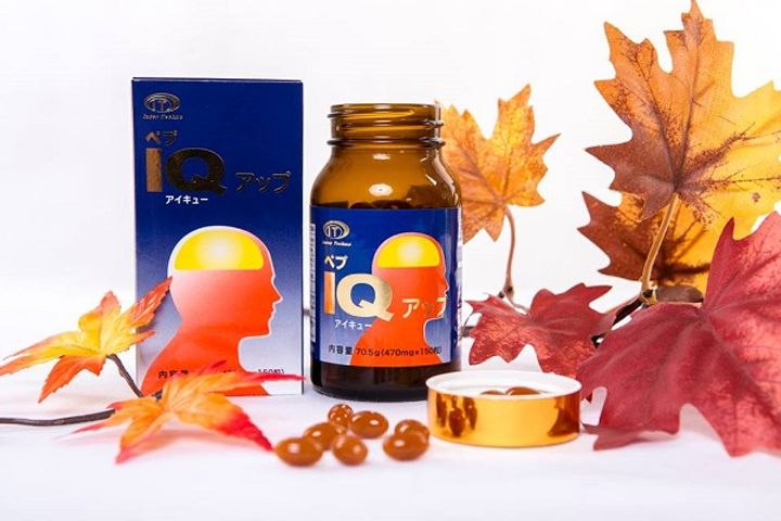 Viên uống bổ não Pep IQ Up Nhật Bản - Tăng cường trí nhớ, hỗ trợ IQ với thành phần thiên nhiên, 150 viên uống hàng ngày