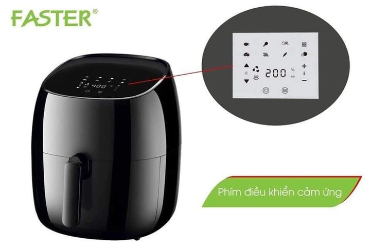 Nồi Chiên Không Dầu Faster MGR7SBT 7 Lít - Công Nghệ Nấu Tiên Tiến, Giảm 85% Dầu Mỡ, Thoải Mái Chế Biến Món Ngon Lành Mạnh