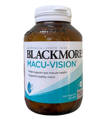 Viên uống Blackmores Macu-Vision chính hãng từ Úc - Bổ sung dinh dưỡng cho mắt khỏe mạnh, bảo vệ khỏi ánh sáng xanh, 150 viên
