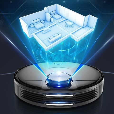Robot Hút Bụi Liectroux ZK901 Chính Hãng - Thiết Kế Thông Minh, Bản Đồ 3D, Quét, Hút & Lau Sàn Hiệu Quả, Điều Khiển Qua App
