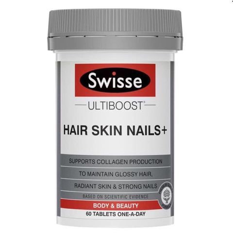 Viên uống Collagen Swisse Hair Skin Nails 100 viên - Hỗ trợ đẹp da, tóc, móng - Vitamin cần thiết từ Úc