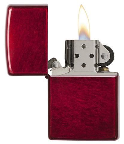 Zippo Candy Apple Red 21063 Chính Hãng USA - Bật Lửa Zippo Classic Màu Đỏ Kẹo Táo Đẳng Cấp, Thiết Kế Nhỏ Gọn Tiện Dụng