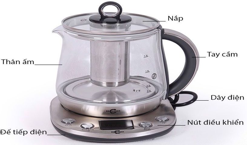 Nồi Chưng Yến Đa Năng BBCooker BS20 Cao Cấp 1.5L - Nấu Trà, Hầm Ninh Dinh Dưỡng, Thiết Kế Hiện Đại và Thông Minh