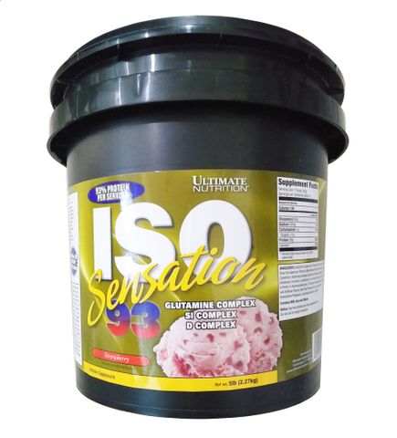 Sữa hỗ trợ tăng cơ ISO Sensation 93 Ultimate Nutrition