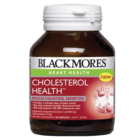 Viên Hỗ Trợ Giảm Mỡ Máu Blackmores Health 60 Viên - Chiết Xuất Tự Nhiên, Hỗ Trợ Tim Mạch, Giảm Cholesterol, Sức Khỏe Toàn Diện