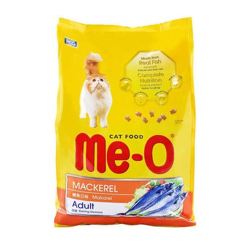 Thức ăn cho mèo trưởng thành Me-O Cat Mackerel vị cá Thu - Dinh Dưỡng Tuyệt Vời Cho Mèo Đủ Tuổi, Giúp Lông Mượt, Xương Khỏe