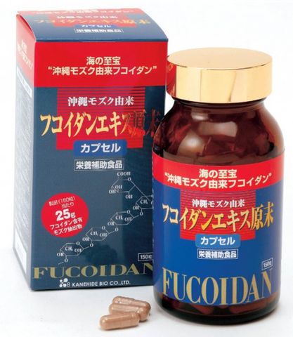 Viên uống Fucoidan đỏ Kanehide Bio Nhật Bản 150 viên - Chiết xuất tảo Okinawa hỗ trợ sức khỏe và miễn dịch tự nhiên