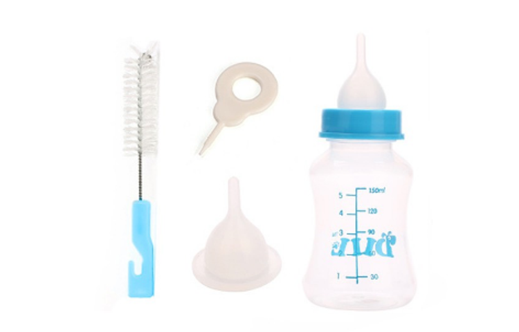 Bình Ti Sữa Dành Cho Chó Mèo Sơ Sinh - Thiết Kế Núm Ti Mềm Mại, 150ml/60ml, Dụng Cụ Ăn Uống Cho Thú Cưng An Toàn, Dễ Dàng Sử Dụng