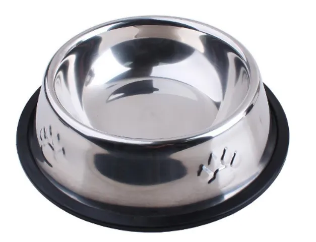 Bát ăn inox không rỉ sét cho chó mèo - Dụng cụ ăn uống cao cấp, chống trơn trượt, dễ vệ sinh, nhiều kích thước lựa chọn