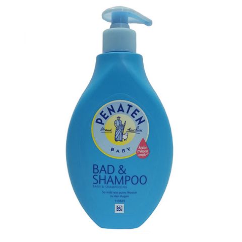 Sữa Tắm Gội Penaten Chiết Xuất Thiên Nhiên 400ml - Dưỡng Da Mềm Mịn Cho Bé Sơ Sinh Từ Đức
