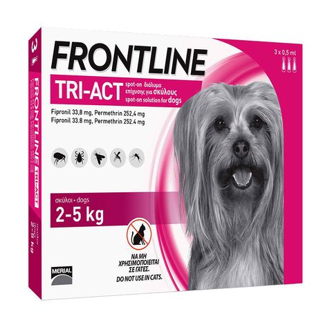 Frontline Tri-Act bảo vệ chó khỏi ký sinh trùng