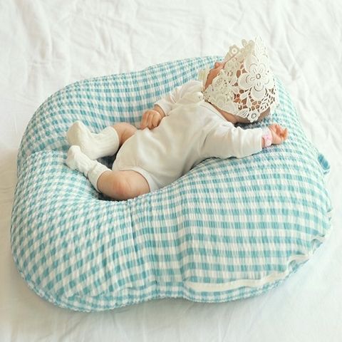Gối Chống Trào Ngược Rototo Bebe Cao Cấp Hàn Quốc - Vải Ripple Nhăn, Hỗ Trợ Trẻ Từ Sơ Sinh, Thiết Kế Dễ Dàng Vệ Sinh