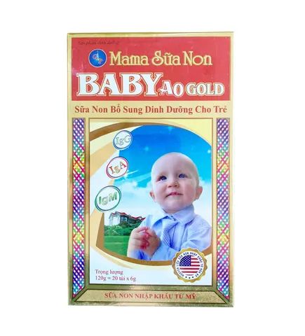 Mama sữa non Baby A0 Gold hỗ trợ trẻ biếng ăn