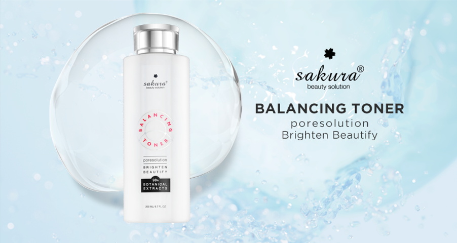 Nước Hoa Hồng Sakura Balancing Toner Dịu Nhẹ 200ml - Cân Bằng pH, Cấp Nước, Chăm Sóc Da Mặt Cho Nhiều Loại Da từ Nhật Bản