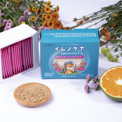Cốm Tăng Cường Miễn Dịch Fujina Immuno Care Cho Trẻ Từ 2 Tuổi - Không Chất Bảo Quản, Hỗ Trợ Kháng Thể Khỏe Mạnh