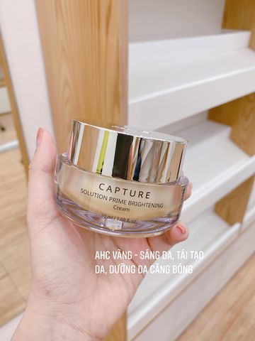 Kem Dưỡng Da AHC Capture Solution Max Cream - Dưỡng Ẩm, Làm Trắng, Chống Lão Hóa - Sản Phẩm Chăm Sóc Da Cao Cấp Hàn Quốc 50ml