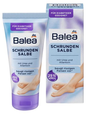 Kem Dưỡng Da Gót Chân Nứt Nẻ Balea Schrundensalbe 50ml - Hỗ Trợ Tái Tạo Da Mềm Mại, Giảm Nứt Nẻ, Chăm Sóc Chân Tổn Thương