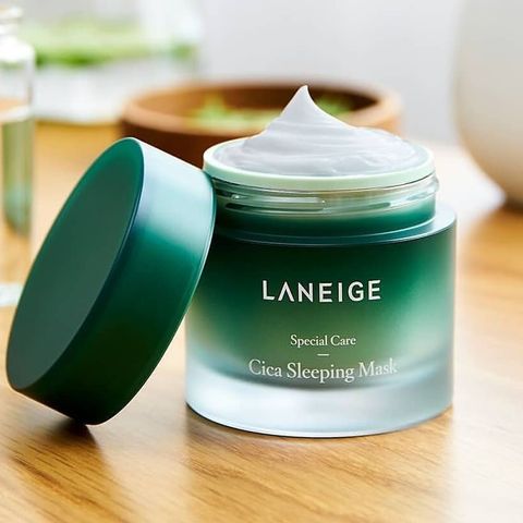 Mặt Nạ Ngủ Laneige Cica Sleeping 60ml - Dưỡng Ẩm, Tái Tạo Da Hư Tổn, Chiết Xuất Nấm Men Rừng, Phù Hợp Cho Mọi Loại Da
