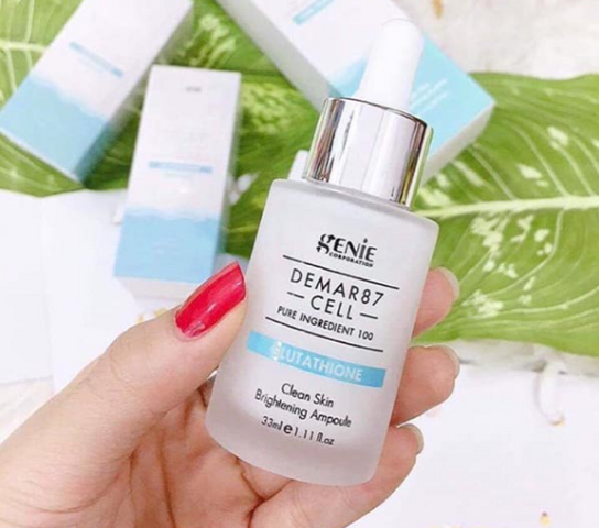 Serum Dưỡng Trắng Da Genie Demar87 Cell Glutathione 33ml - Hiệu Quả Nhanh Chóng, Phù Hợp Mọi Loại Da