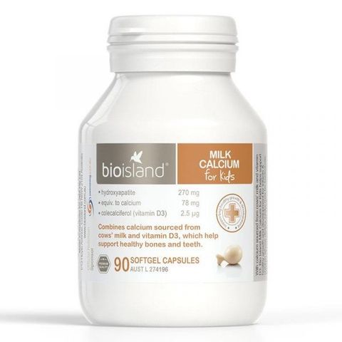 Canxi Milk calcium Bio Island Úc - sữa bò non cho bé 19189