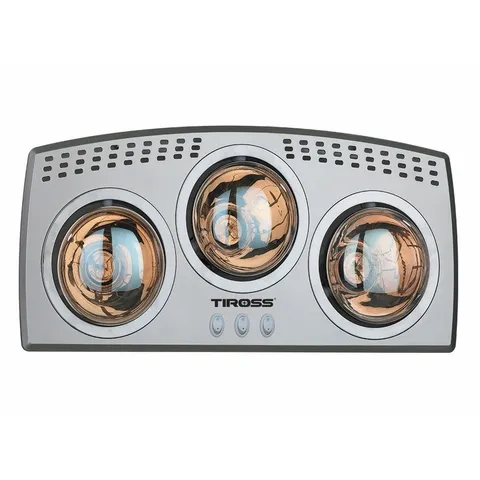 Đèn sưởi ấm nhanh nhà tắm 3 bóng hồng ngoại 825W Tiross TS9292
