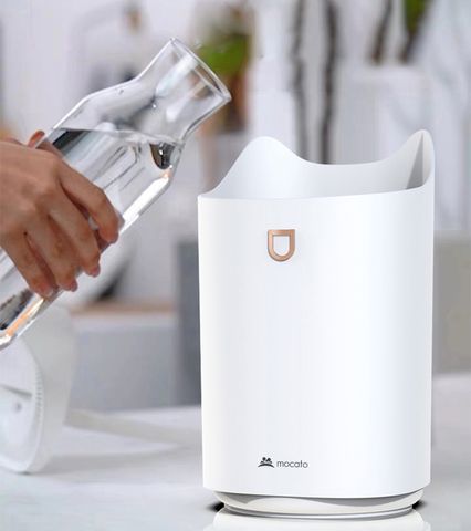 Máy Tạo Ẩm Phun Sương Mocato Air M501 - Máy Tạo Ẩm Cao Cấp Có Đèn LED Nhiều Màu, Thiết Kế Hiện Đại, Sử Dụng Liên Tục 24 Giờ