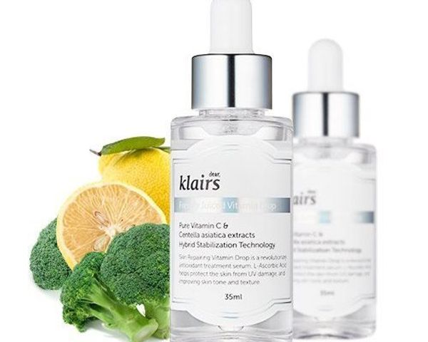Serum Klairs Vitamin C Freshly Juiced 35ml - Tinh Chất Dưỡng Sáng Da, Se Khít Lỗ Chân Lông, Trẻ Hóa Da Hàn Quốc
