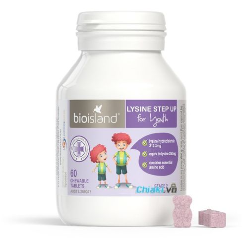 Viên Bio Island Lysine của Úc cho trẻ từ 6 tuổi trở lên 19170