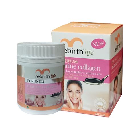 Viên uống Collagen Platinum Marine Rebirth Life của Úc
