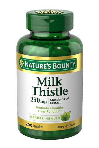 Viên uống hỗ trợ thải độc gan Nature’s Bounty Milk Thistle 250mg - Hộp 200 viên - Giải độc gan, phục hồi sức khỏe, hàng Mỹ
