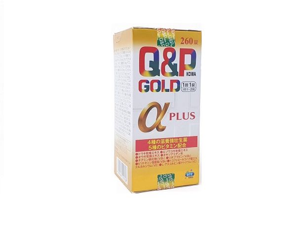 Viên Uống Q&P Gold Alpha Plus Nhật Bản - Hỗ Trợ Tăng Đề Kháng, Bồi Bổ Sức Khỏe, Sản Phẩm Thực Phẩm Chức Năng 260 Viên