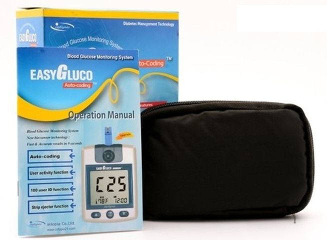 Máy Đo Đường Huyết EasyGluco - Kết Quả Chính Xác Trong 9 Giây, Hỗ Trợ Theo Dõi Sức Khỏe Tại Nhà - Thương Hiệu Hàn Quốc