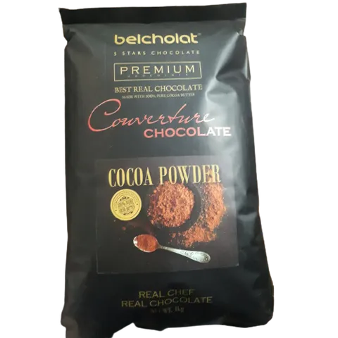 Bột cacao Belcholat Cocoa Powder 1kg nguyên chất không đường