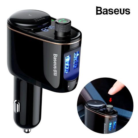 Tẩu Sạc Ô Tô Bluetooth Baseus S06 Hỗ Trợ Nghe Nhạc MP3, Sạc Nhanh Tiện Lợi Cho Xe Hơi - Thiết Bị Điện Tử Đa Năng