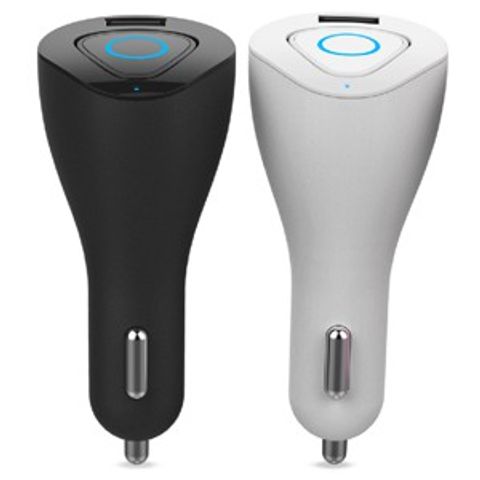 Tẩu Sạc Ô Tô Kiêm Tai Nghe Bluetooth Roman R6000 - Thiết Kế Độc Đáo, Công Nghệ Khử Tiếng Ồn, Tiện Lợi Khi Lái Xe