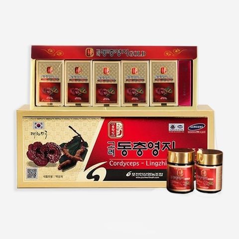 Cao Linh Chi Đông Trùng Hạ Thảo Pocheon Extract Gold - Hỗ Trợ Sức Khỏe, Tăng Cường Sinh Lực Nam Giới, Làm Đẹp Da, Giải Tỏa Stress