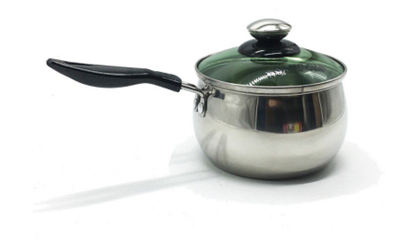 Nồi Nấu Bột Inox Hoàng Gia 2 Đáy 12cm - Nồi Quấy Bột An Toàn Cho Bé, Chất Liệu Inox 304 Chịu Nhiệt Cao, Tiện Dụng Trên Mọi Loại Bếp