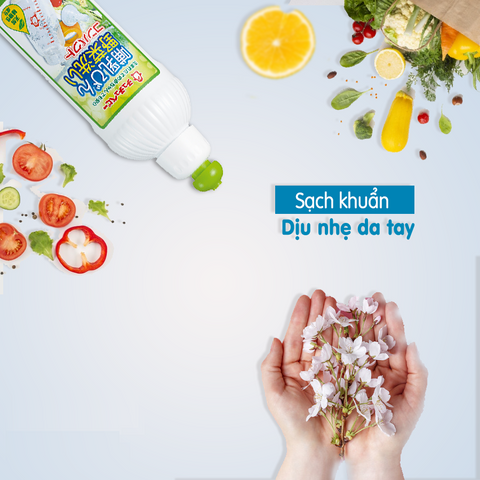 Nước Rửa Bình Và Rau Quả Đậm Đặc ChuChuBaby 300ml - Sạch Sẽ An Toàn Cho Thực Phẩm, Bảo Vệ Sức Khỏe Gia Đình