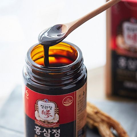 Tinh chất cao hồng sâm KGC Cheong Kwan Jang 100g - Hàn Quốc, hương vị mật ong và gừng, tăng cường sức khỏe và sinh lực, dễ sử dụng.