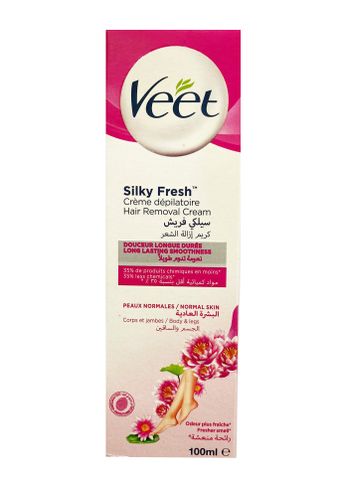 Kem tẩy lông Veet 100ml Chính Hãng - Chăm sóc da an toàn với chiết xuất D-Panthenol, dưỡng ẩm và giúp da mềm mịn
