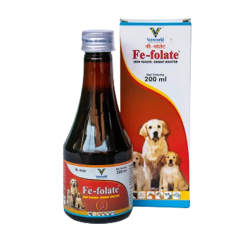 Nước uống bổ máu Fe-Folate cho chó mèo