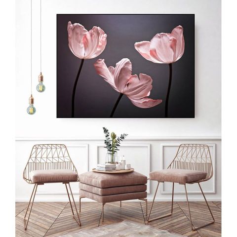 Tranh Canvas hình hoa Tulip trang trí phòng
