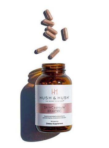 Viên uống trắng da Image Hush & Hush Skin Capsule Brighten+ - Hỗ trợ làm sáng da, cải thiện vết thâm, tàn nhang từ bên trong