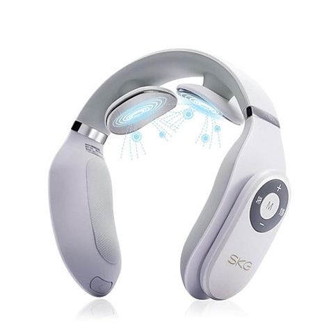 Máy Massage Cổ Vai Gáy Cao Cấp SKG 4098E - Giảm Đau, Thư Giãn Với 3 Chế Độ Mát Xa, Công Nghệ TENS Và Sưởi Ấm Giai Điệu Cho Cơ Thể Thoải Mái