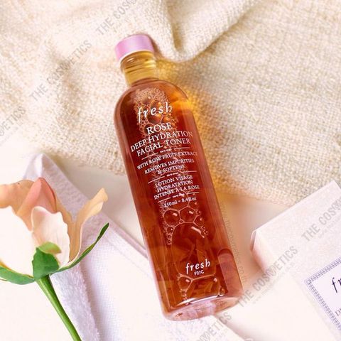 Nước Hoa Hồng Cân Bằng Da Fresh Rose Deep Hydration - Toner Dưỡng Ẩm Cho Mọi Loại Da, Chiết Xuất Từ Hoa Hồng Tươi 100ml/250ml