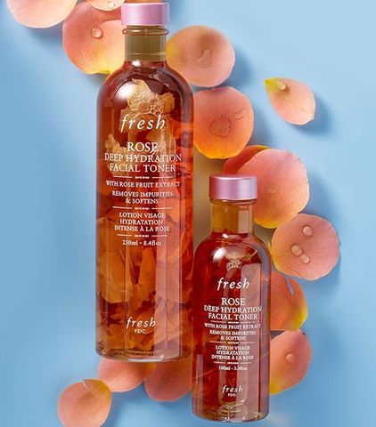 Nước Hoa Hồng Cân Bằng Da Fresh Rose Deep Hydration - Toner Dưỡng Ẩm Cho Mọi Loại Da, Chiết Xuất Từ Hoa Hồng Tươi 100ml/250ml