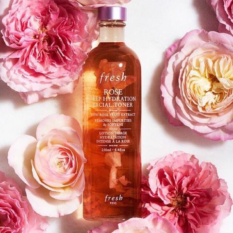 Nước Hoa Hồng Cân Bằng Da Fresh Rose Deep Hydration - Toner Dưỡng Ẩm Cho Mọi Loại Da, Chiết Xuất Từ Hoa Hồng Tươi 100ml/250ml