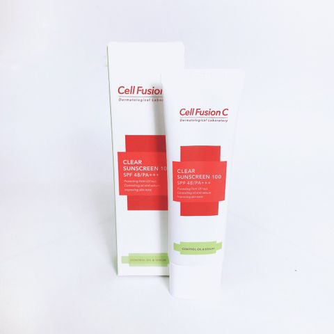 Kem Chống Nắng Kiềm Dầu Cell Fusion C Clear SPF50/PA+++ - Bảo Vệ Da Nhờn, Mụn, Nhạy Cảm, Chống Nắng Tối Ưu 8 Giờ