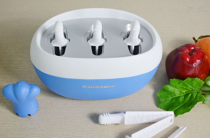 Máy làm kem que siêu tốc tự động Kahchan KEM2173 - Sản xuất kem tươi từ nước ép trái cây chỉ trong 6-8 phút tại nhà
