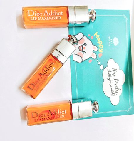 Son Dưỡng Môi Dior Addict Lip Maximizer Mini 2ml - Chăm Sóc Môi Mềm Mại, Hồng Nhẹ, Dưỡng Ẩm Từ Thiên Nhiên